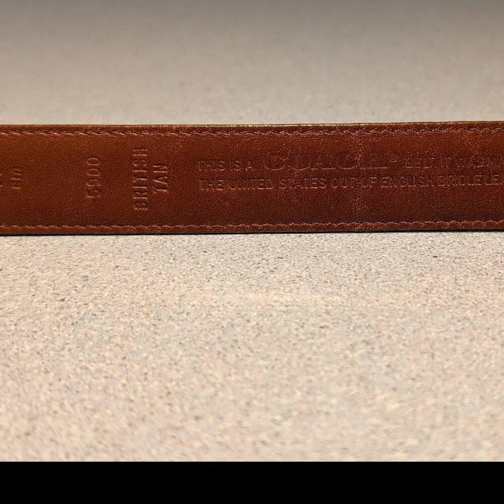 Coach British Tan Leather Belt - Picture 3 of 8